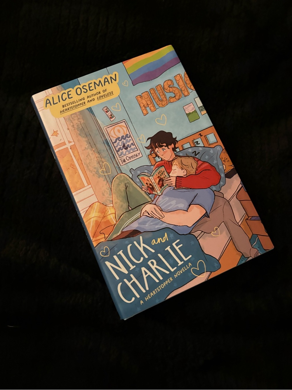 'Nick and Charlie' Hardcover Book - Blue Cover
